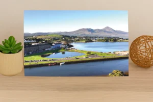 Croagh Patrick overlooking Westport Harbour