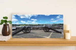 Gun Carriages On The Derry Wall