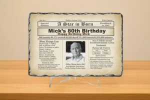 “Newspaper Milestones” Photo-Slate